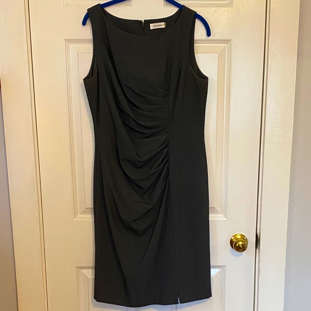 Calvin Klein Pleated Business Dress